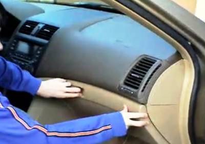 Замена салонного фильтра на Honda Accord Замена салонного фильтра на Honda Accord