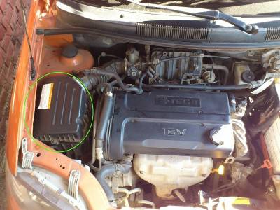 Замена воздушного фильтра Шевроле Авео Замена воздушного фильтра Шевроле Авео