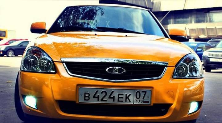 Решетка радиатора на Приоре Решетка радиатора на Приоре